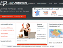 Tablet Screenshot of 44-atlantique-pc.com